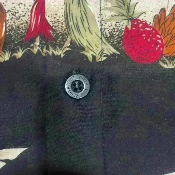 Point Zero Hawaiian hula girls print short sleeve shirt button up men’s size 3XL - Picture 5 of 13
